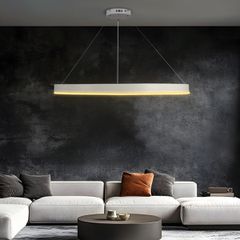 kelvo® VENOM KLV-101-0194 Κρεμαστό Φωτιστικό Οροφής LED 75W 7500lm 120° AC 220-240V IP20 Ρυθμιζόμενο Λευκό CCT με Χειριστήριο από 2700K έως 6000K Dimmable - Lumileds SMD Chip - Λευκό Ματ - Μ100 x Π100