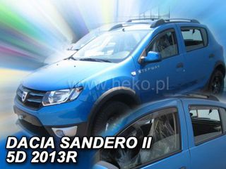 Ανεμοθραύστες Dacia Sandero / Stepway II (2013-2020) 5 πορτο - 4 τμχ. εμπρός και πίσω, Heko-thumb-1