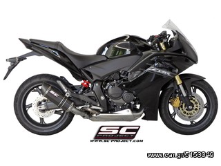 Εξάτμιση Τελικό Sc Project Oval Carbon fiber with carbon cap Honda CBR 600 F 2011-2014