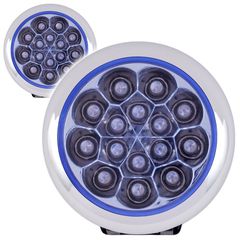 Προβολάκια 15 LED Μπλε Στρογγυλά 12V