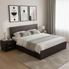 Σετ Κρεβατοκάμαρας Athos Wenge με Κρεβάτι 160x200εκ Σετ 3τεμ