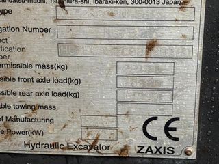Εκσκαφέας Με Λάστιχα Hitachi 2015 ZX220W-5B-thumb-4