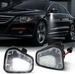 Φως Καθρέπτη Για VW Scirocco 08-17, Passat B7 10-14, Jetta 11-18, Eos 11-15 SMD Led 6000K Λευκά 2 Τεμάχια