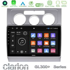 Clarion GL300+ Series 4Core Android11 4+64GB VW Touran 2003-2011 Navigation Multimedia Tablet 10"