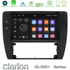 Clarion GL300+ Series 4Core Android11 4+64GB VW Passat B5 2001-2005 Navigation Multimedia Tablet 9"