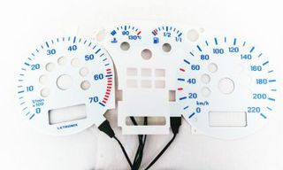 Φωτιζόμενο καντράν για Vw Golf 4 / Bora - 260 km/h / 7000 στρ. μπλε