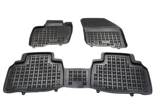 Λαστιχένια πατάκια FORD Edge II (2015–2023) - τύπου σκαφάκι - 3τμχ., Rezaw Plast