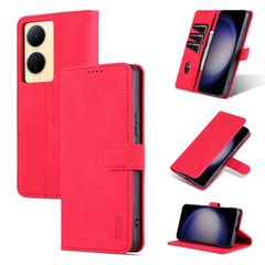 For vivo Y78+/Y78 5G Global/V29 Lite AZNS Skin Feel Calf Texture Flip Leather Phone Case(Red)