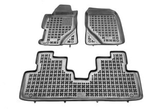 Λαστιχένια πατάκια HONDA Civic VII sedan (2001-2005) - τύπου σκαφάκι - 3τμχ., Rezaw Plast