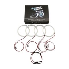 Δαχτυλίδια BMW E46 coupe (2003-2006) led angel eyes με 66 led - κίτρινα