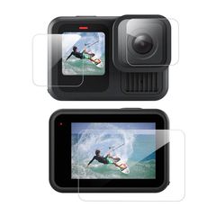 Telesin 3 σε 1 γυαλί μετριασμένο για GoPro Hero 13 Black (S6-FLM-07-TGP)