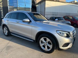 Mercedes-Benz GLC 220 2016 220d Luxury-packet 9G-Tronic|καφέ Δέρμα | LED | Απο Service-thumb-5