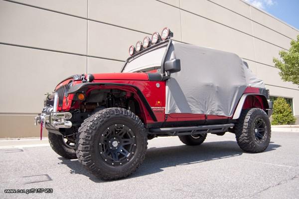 Water Resistant Vinyl Cab Cover Gray Rugged Ridge Wrangler JK 07-11 4 Door