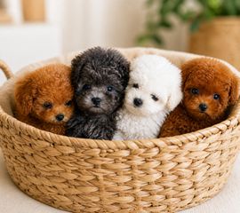 Poodle tea cup