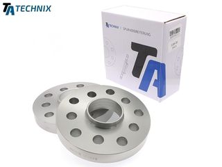 20mm Αποστάτες Τροχών Με Χειλάκι TA Technix - Διπλού Καρέ: 5x100 & 5x112 - Κέντρο Φ57,1mm - Al 6065 - Ασημί - 2 Tμχ. - (5100-20P)
