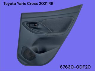TOYOTA YARIS CROSS 2020-2026 ΜΕΤΑΧΕΙΡΙΣΜΕΝΑ ΑΝΤΑΛΛΑΚΤΙΚΑ ( ταπετσαρία πόρτας επιβατών πίσω δεξιά συνοδηγού πλευρά με κωδικό 67630-0DF20 )