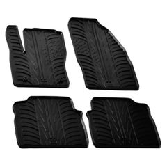 LAMPA - ΠΑΤΑΚΙΑ ΑΥΤΟΚΙΝΗΤΟΥ ΑΠΟ ΛΑΣΤΙΧΟ ΓΙΑ FORD KUGA 06/2008-02/2013 ΣΕ ΜΑΥΡΟ ΧΡΩΜΑ ME ΚΟΥΜΠΩΜΑΤΑ - 4 ΤΕΜ.
