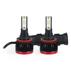 AMiO – LED H8/H9/H11/H16 BF-Series 6.000K, απογειώστε τη νυχτερινή ορατότητα με ισχύ 50W και 3.100lm για κρυστάλλινο φωτισμό σε κάθε διαδρομή – 2 Τεμ. (02245/AM)
