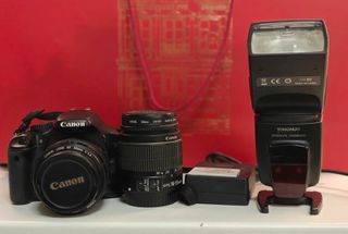 Canon EOS 550D DSLR – Kit 18-55mm, Canon 50mm f/1.4 & Yongnuo Speedlite YN568EX III