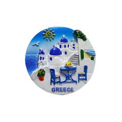Tουριστικό μαγνητάκι Souvenir - Σετ 12pcs - Resin Magnet - Greece - 678236