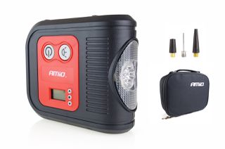 Amio - ΚΟΜΠΡΕΣΕΡ ΑΕΡΑ ΕΛΑΣΤΙΚΩΝ ΨΗΦΙΑΚΟ 12V 150psi 10bar ΜΕ LED ΦΑΚΟ & ΚΑΛΩΔΙΟ 300cm - 1 τεμ. (02380/AM)