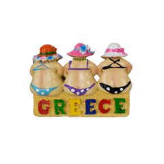 Tουριστικό μαγνητάκι Souvenir - Σετ 12pcs - Resin Magnet - Greece - 678062