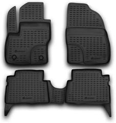 ΠΑΤΑΚΙΑ ΣΕ ΣΚΑΦΗ TPE ΛΑΣΤΙΧΟ ΓΙΑ FORD C-MAX 10/2003-10/2010 ΣΕ ΜΑΥΡΟ ΧΡΩΜΑ NOVLINE - 4 ΤΕΜ.