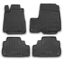 ΠΑΤΑΚΙΑ ΣΕ ΣΚΑΦΗ TPE ΛΑΣΤΙΧΟ ΓΙΑ HONDA CR-V 01/2007-2012 ΣΕ ΜΑΥΡΟ ΧΡΩΜΑ NOVLINE - 4 ΤΕΜ.