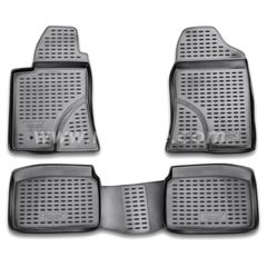 ΠΑΤΑΚΙΑ ΣΕ ΣΚΑΦΗ TPE ΛΑΣΤΙΧΟ ΓΙΑ TOYOTA AVENSIS 04/2003-2009 ΣΕ ΜΑΥΡΟ ΧΡΩΜΑ NOVLINE - 4 ΤΕΜ.