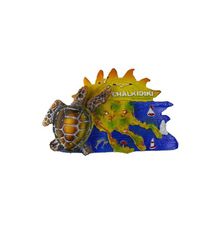 Tουριστικό μαγνητάκι Souvenir - Σετ 12pcs - Resin Magnet - Chalkidiki - 678080