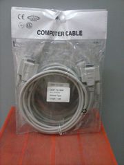 Καλώδιο (cable) NULL MODEM DB9F to DB9F (molded) 1,8 μέτρα