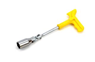 Amio - Μπουζόκλειδο T-Handle 21mm για Εύκολο Λύσιμο και Σφίξιμο Μπουζί με Σταθερό Κράτημα και Άνετη Χρήση - 1 Τεμ. (01720/AM)