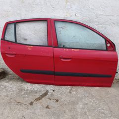 Kia Picanto 2004-2011 πόρτες δεξιες ΚΟΚΚΙΝΕΣ δεν εμπεριέχονται οι ταπετσαρίες και η εμπρός κλειδαριά της πόρτας