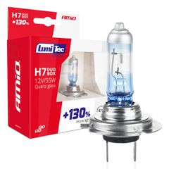 Amio – Λάμπες Αλογόνου H7 12V 55W P14.5s Lumitec Limited +130% έως 40m 4300K για Αυτοκίνητο & Μοτοσυκλέτα Σετ 2 Τεμ. (01406/AM)