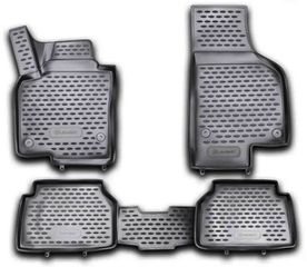 ΠΑΤΑΚΙΑ ΣΕ ΣΚΑΦΗ TPE ΛΑΣΤΙΧΟ ΓΙΑ VW TIGUAN 12/2007-2016 ΣΕ ΜΑΥΡΟ ΧΡΩΜΑ NOVLINE - 4 ΤΕΜ.