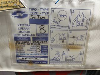 Life raft EUROVINIL 8 ατόμων (θέλει πιστοποίηση)-thumb-1