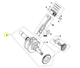 Στρόφαλος Mark B CF Moto CF.450 AU-3S E5+ 2022-2025 SHORT 0GQ0-041100-00023