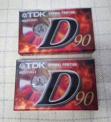 TDK D90 ΔΥΟ ΚΑΣΕΤΕΣ