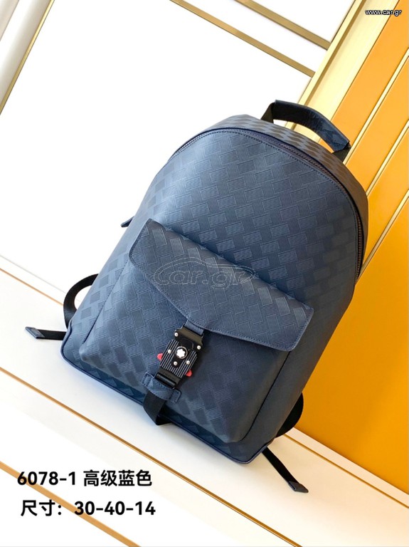 Mont Blanc Backpack High Quality Real Leather