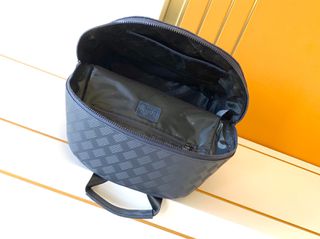 Mont Blanc Backpack High Quality Real Leather-thumb-1
