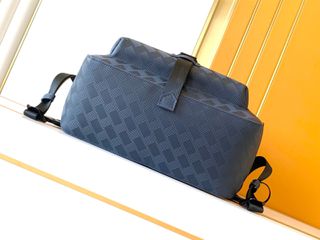 Mont Blanc Backpack High Quality Real Leather-thumb-6