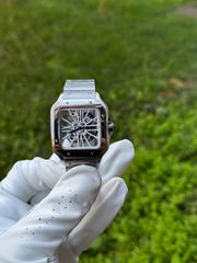 Cartier Sandos 40’ Automatic Diamonds  3A+ Quality Replica