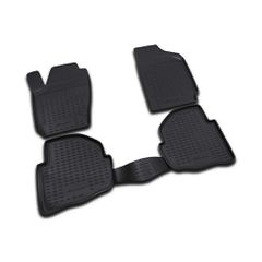ΠΑΤΑΚΙΑ ΣΕ ΣΚΑΦΗ TPE ΛΑΣΤΙΧΟ ΓΙΑ VW POLO 11/2001-08/2009 ΣΕ ΜΑΥΡΟ ΧΡΩΜΑ NOVLINE - 4 ΤΕΜ.