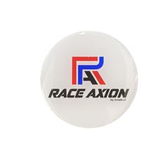 Race Axion - Αυτοκόλλητα Ζαντών Σμάλτου διάσταση 6cm χρώμα Λευκό/Μπλε/Κόκκινο/Black Για Επιβατικά Αυτοκίνητα - 4 τεμ.