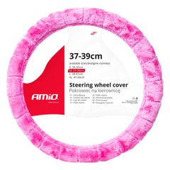 Amio - ΚΑΛΥΜΜΑ ΤΙΜΟΝΙΟΥ ΓΟΥΝΙΝΟ/ΧΝΟΥΔΩΤΟ (M) 37-39cm SWC-54-M ΣΕ ΡΟΖΧΡΩΜΑ - 1 Τεμ. (03567/AM)