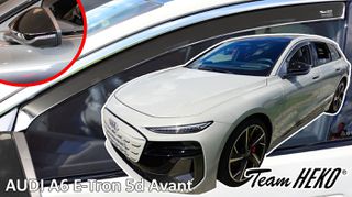 Heko - Ανεμοθραύστες για Audi A6 E-Tron Αvant 5 Doors 2024+ Ζευγάρι Απο Εύκαμπτο Φιμέ Πλαστικό - 2 τεμ. (ΑΝΕΜ.10297)