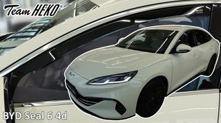 Heko - Ανεμοθραύστες για Byd Seal 6 4 Doors 2024+ Ζευγάρι Απο Εύκαμπτο Φιμέ Πλαστικό - 2 τεμ. (ΑΝΕΜ.11316)
