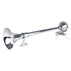 Amio - ΚΟΡΝΑ ΠΝΕΥΜΑΤΙΚΗ ΜΟΝΗ 12/24V 150dB ΜΗΚΟΣ:64 cm ΧΡΩΜΙΟ - 1 ΤΕΜ. (04076/AM)