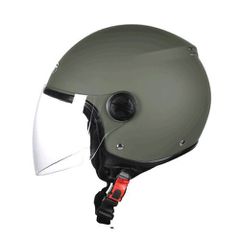 Κράνος Μηχανής  Pilot Fazer ECE 22.06 military πράσινο ματ