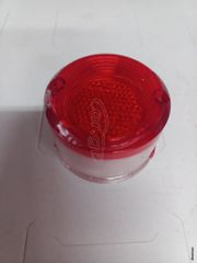 ΚΡΥΣΤΑΛΟ ΟΠΙΣΘΙΟ BOBO  ΚΟΚΚΙΝΟ ,HONDA PC 50 CORVEX EMGO ΔΙΑΜΕΤΡΟΣ 5 ΕΚΑΤΟΣΤΑ
